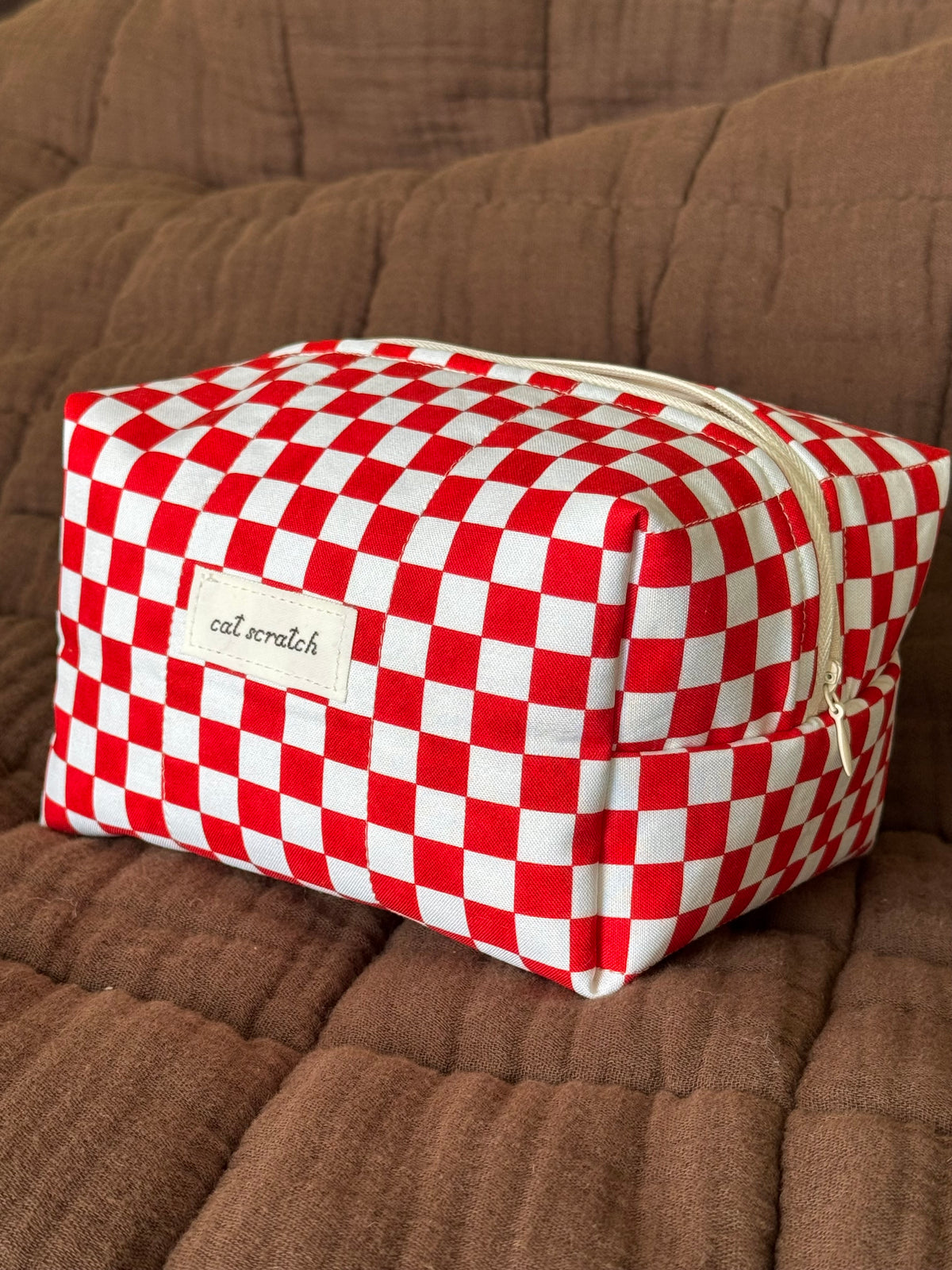 Quilted Boxy Pouch