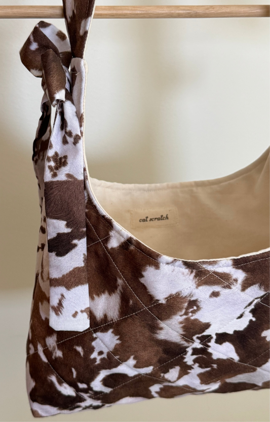 Cow Bow Bag