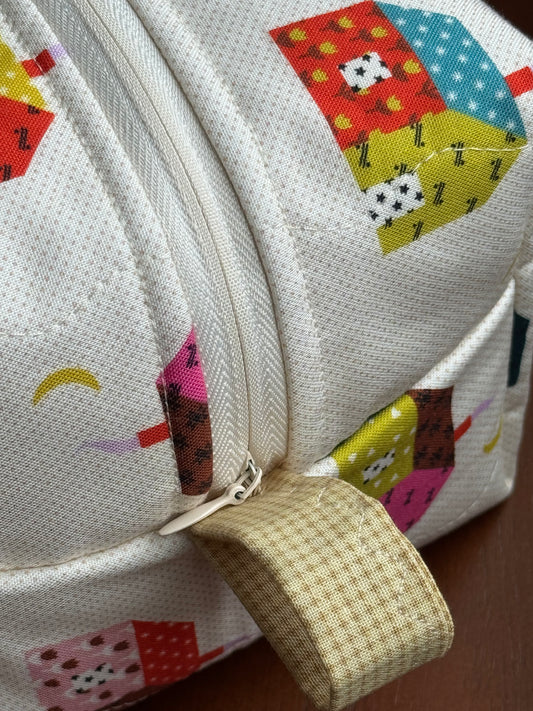 Quilted Boxy Pouch