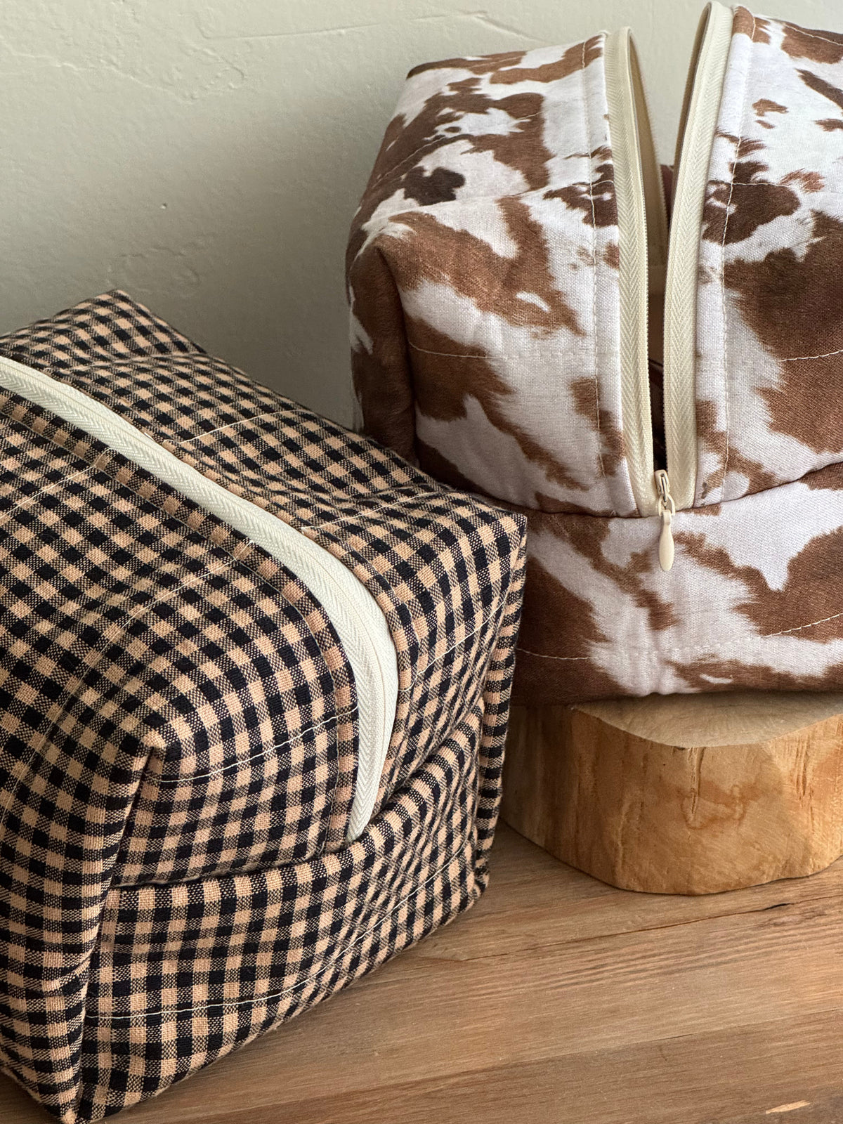 Quilted Boxy Pouches
