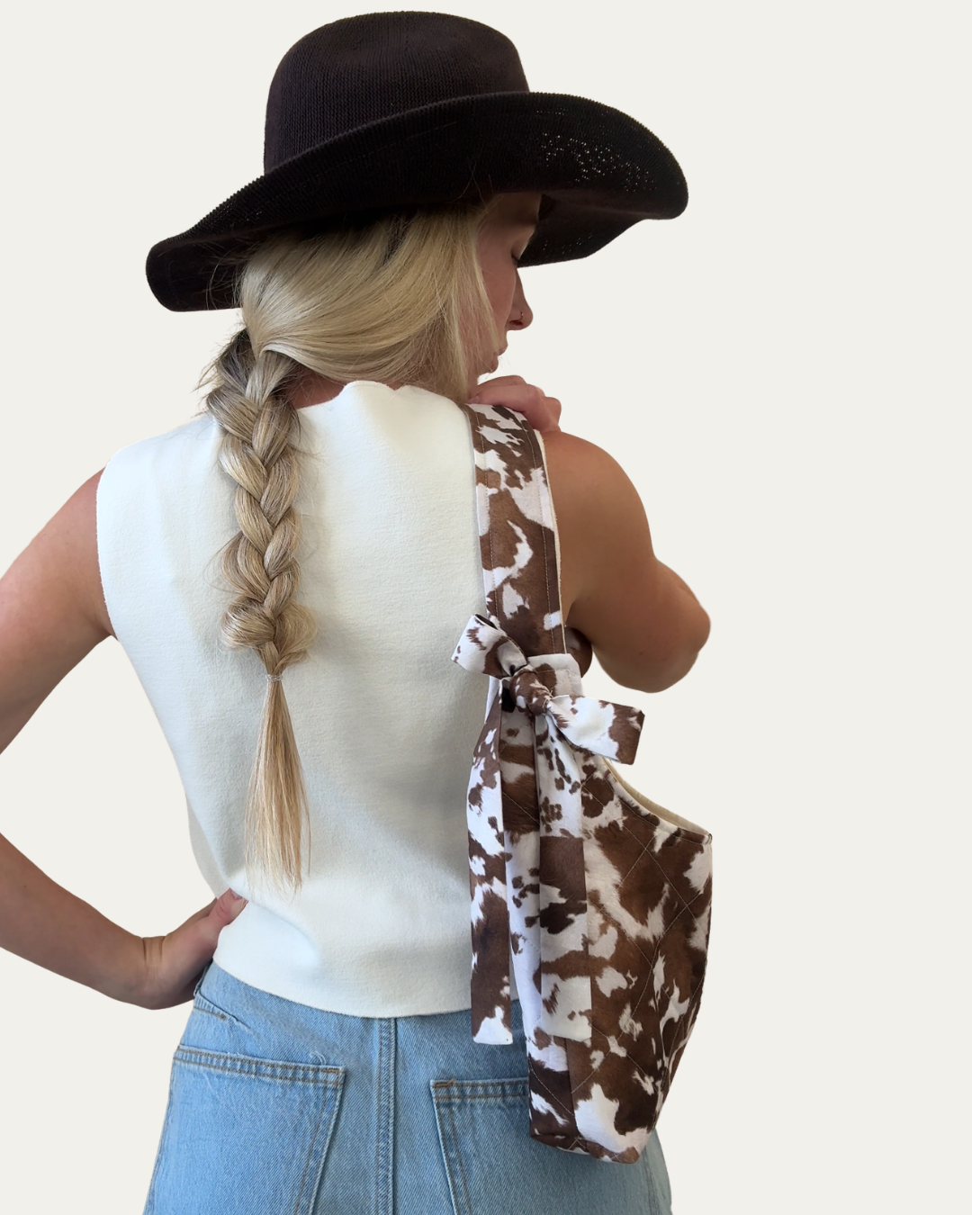 Cow Bow Bag