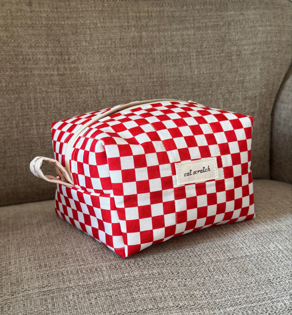 Quilted Boxy Pouch