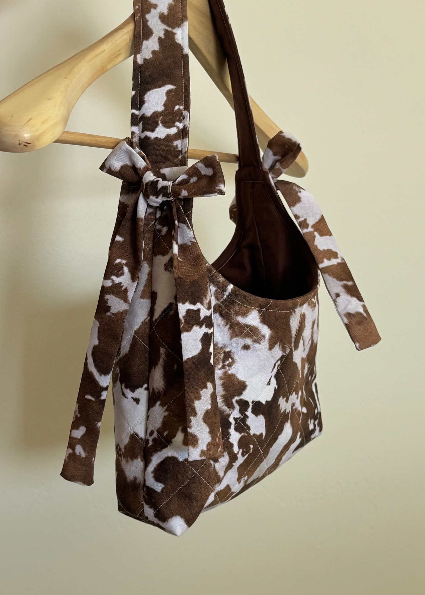 Cow Bow Bag