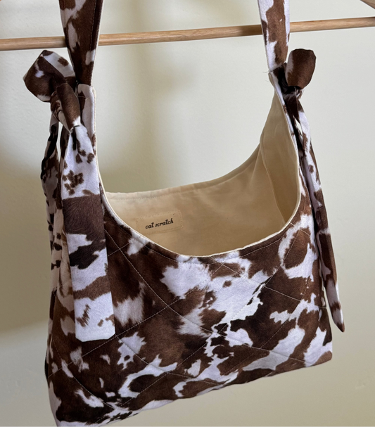 Cow Bow Bag