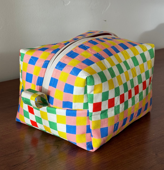 Quilted Boxy Pouch
