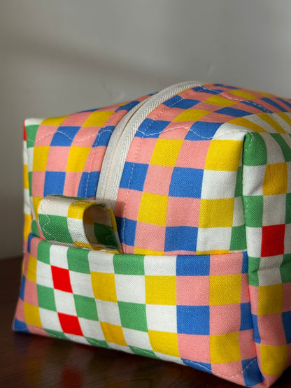 Quilted Boxy Pouch