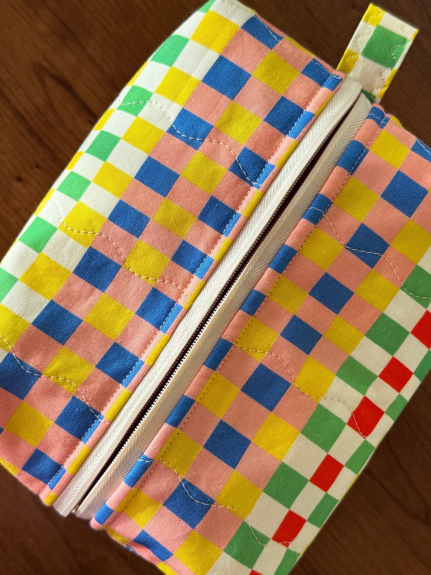 Quilted Boxy Pouch