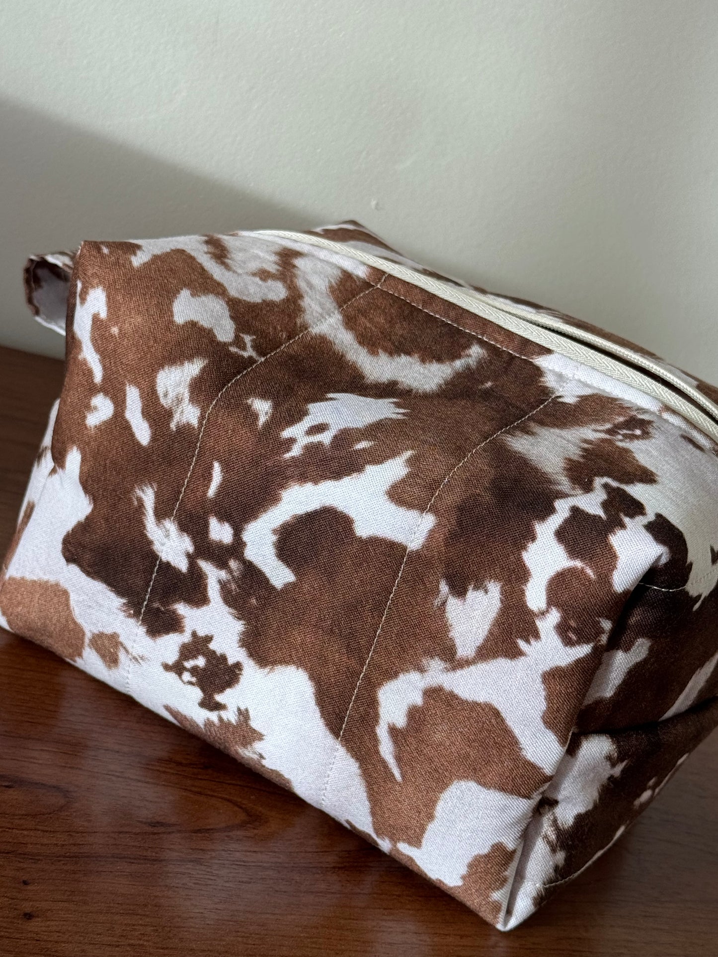 Quilted Boxy Pouch