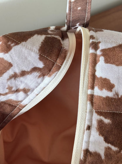 Quilted Boxy Pouch