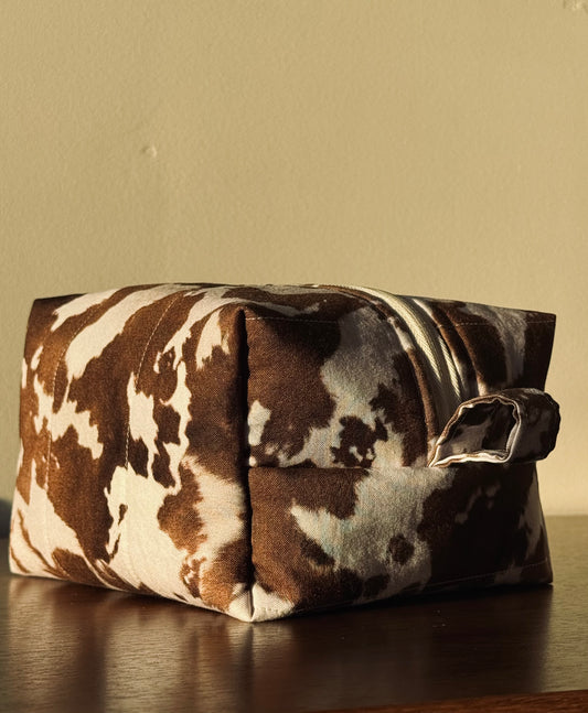 Quilted Boxy Pouch