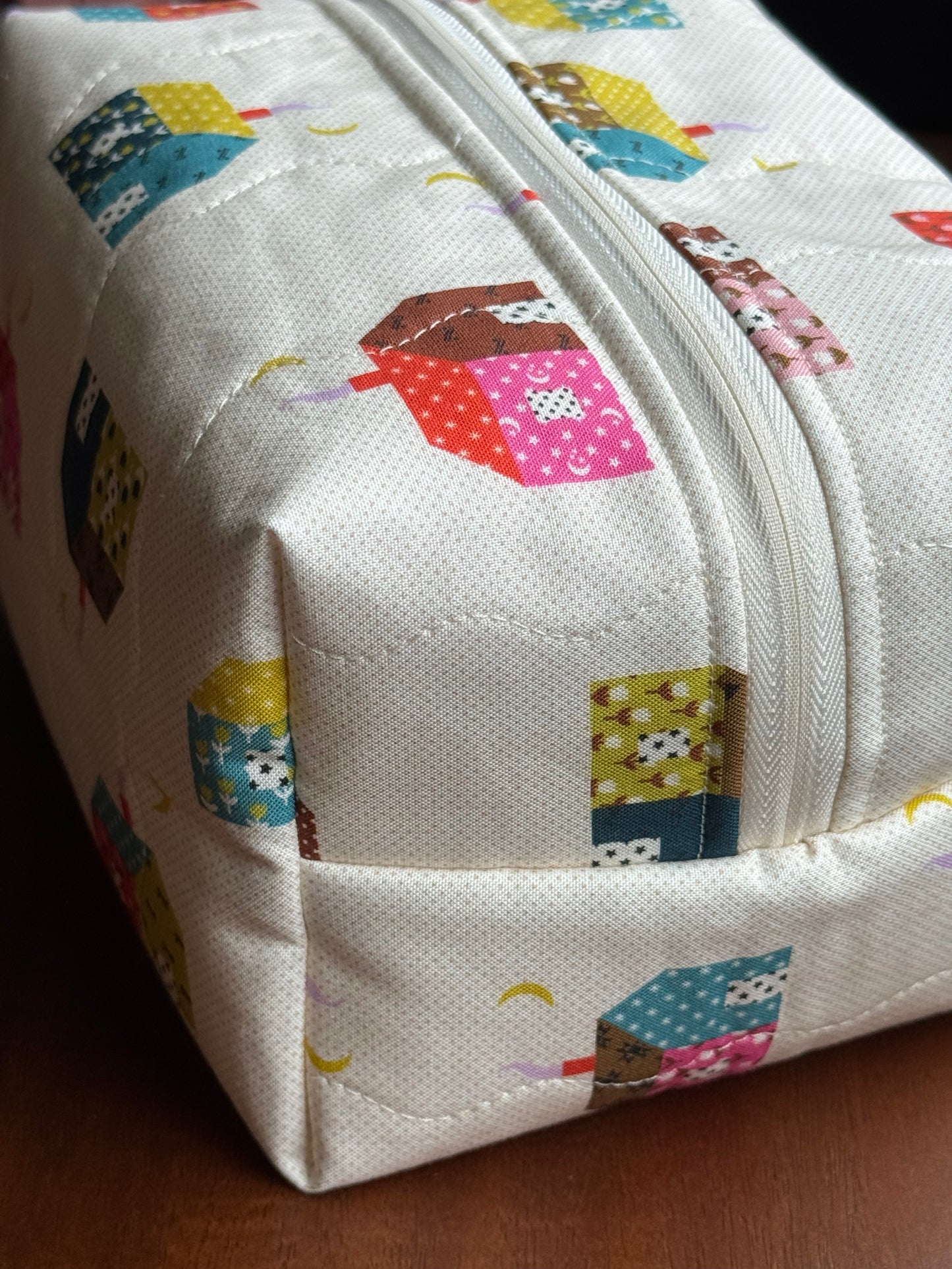 Quilted Boxy Pouch