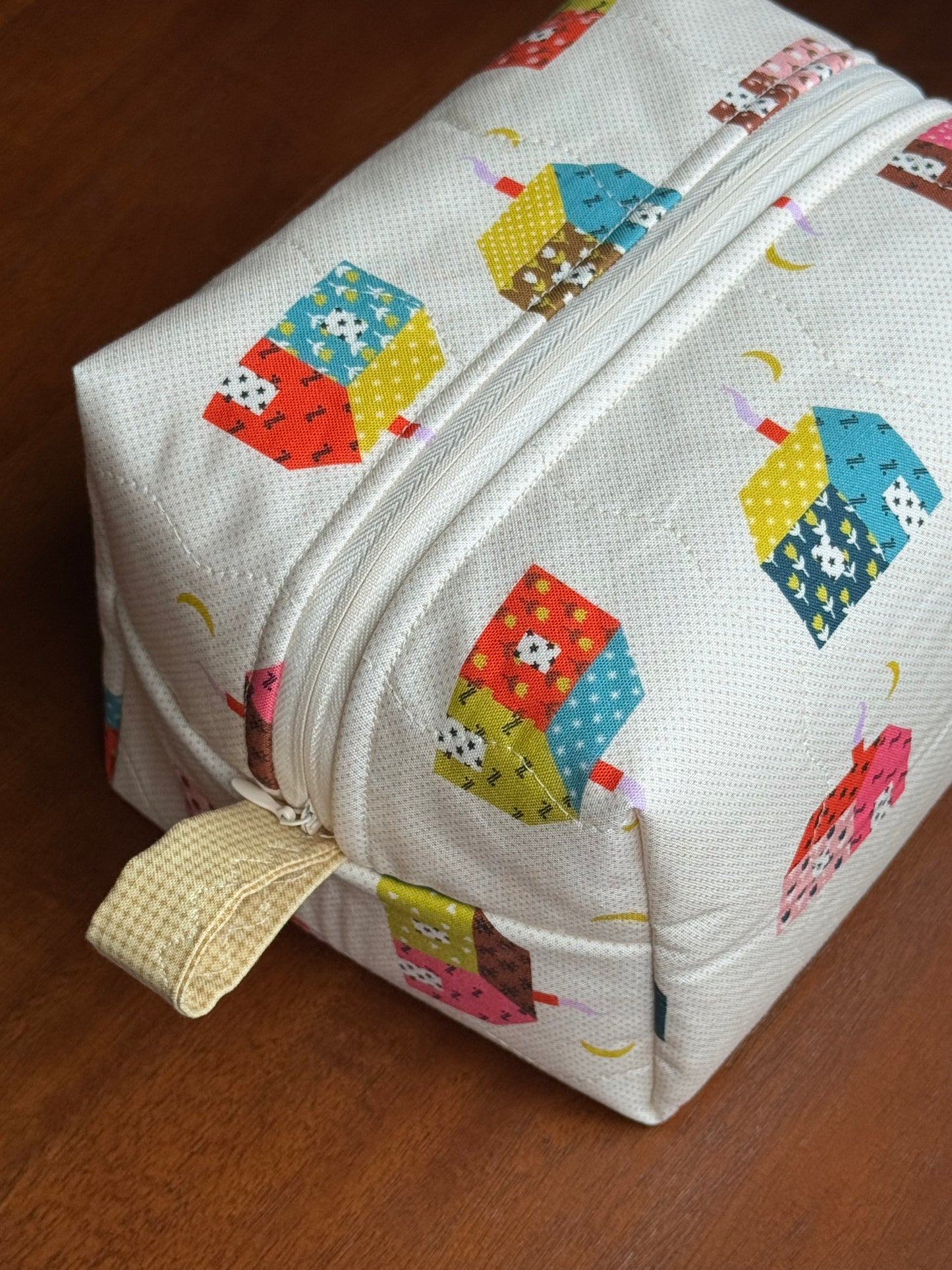 Quilted Boxy Pouch