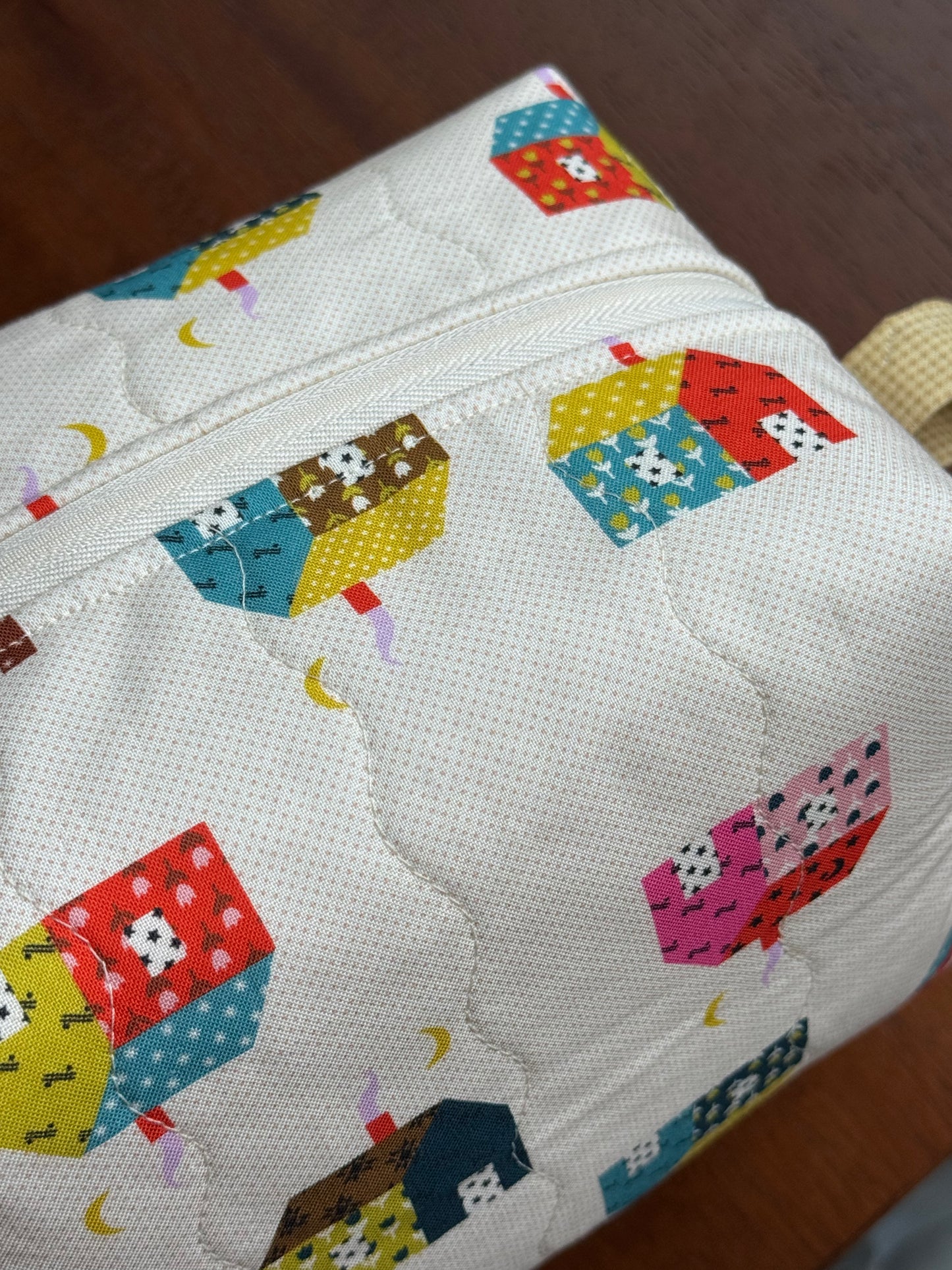 Quilted Boxy Pouch