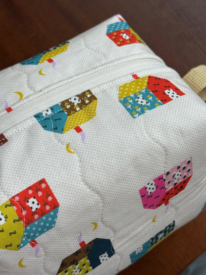 Quilted Boxy Pouch